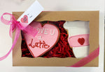 VALENTINE "I LOVE U A LATTE" COOKIE GIFT BOX