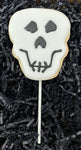 HALLOWEEN SILLY SKULL COOKIE POPS
