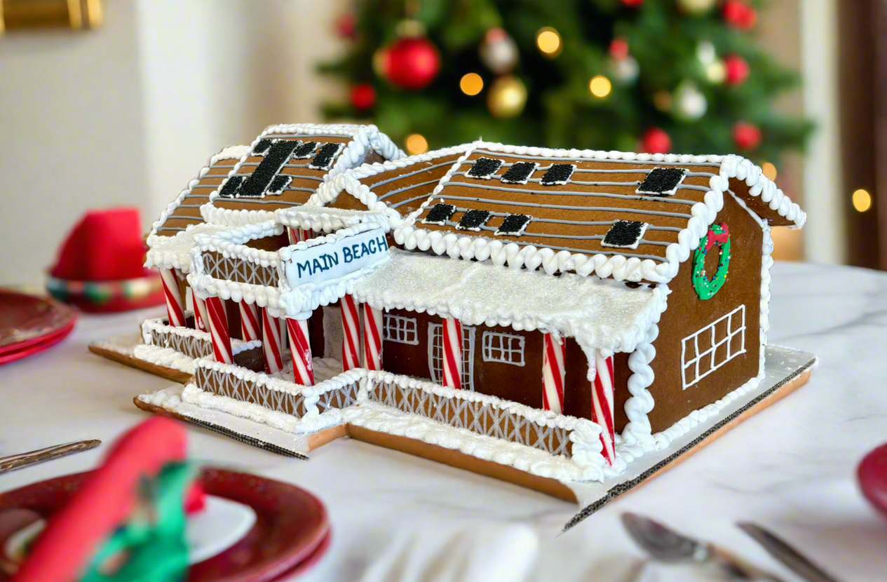 Custom Gingerbread: Town of Easthampton/Main Beach House