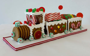 HOLIDAY JOLLY GINGERBREAD TRAIN
