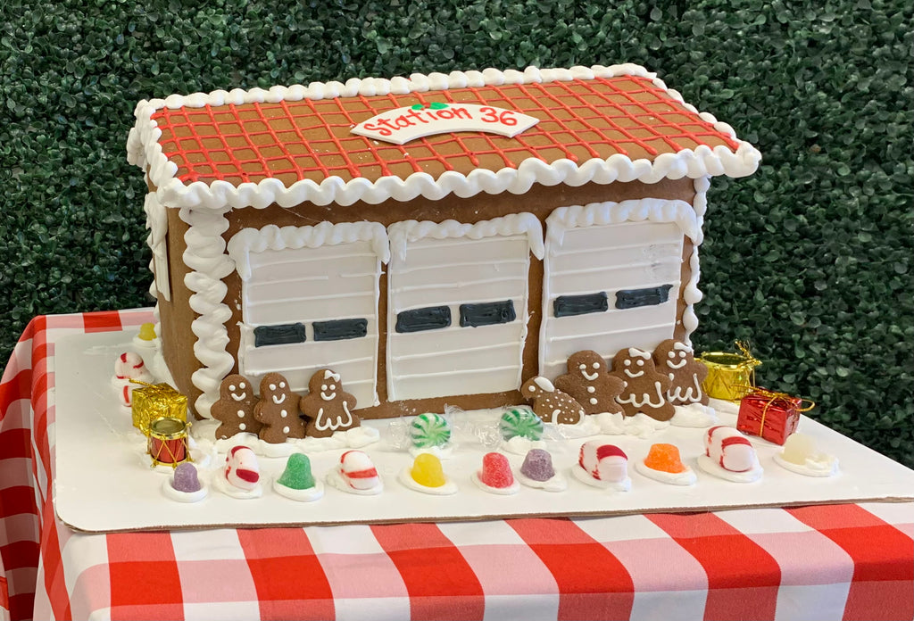 Custom Gingerbread: Oak Park Fire Department