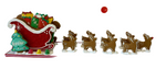 HOLIDAY PERSONALIZED Santa's Gingerbread Sleigh
