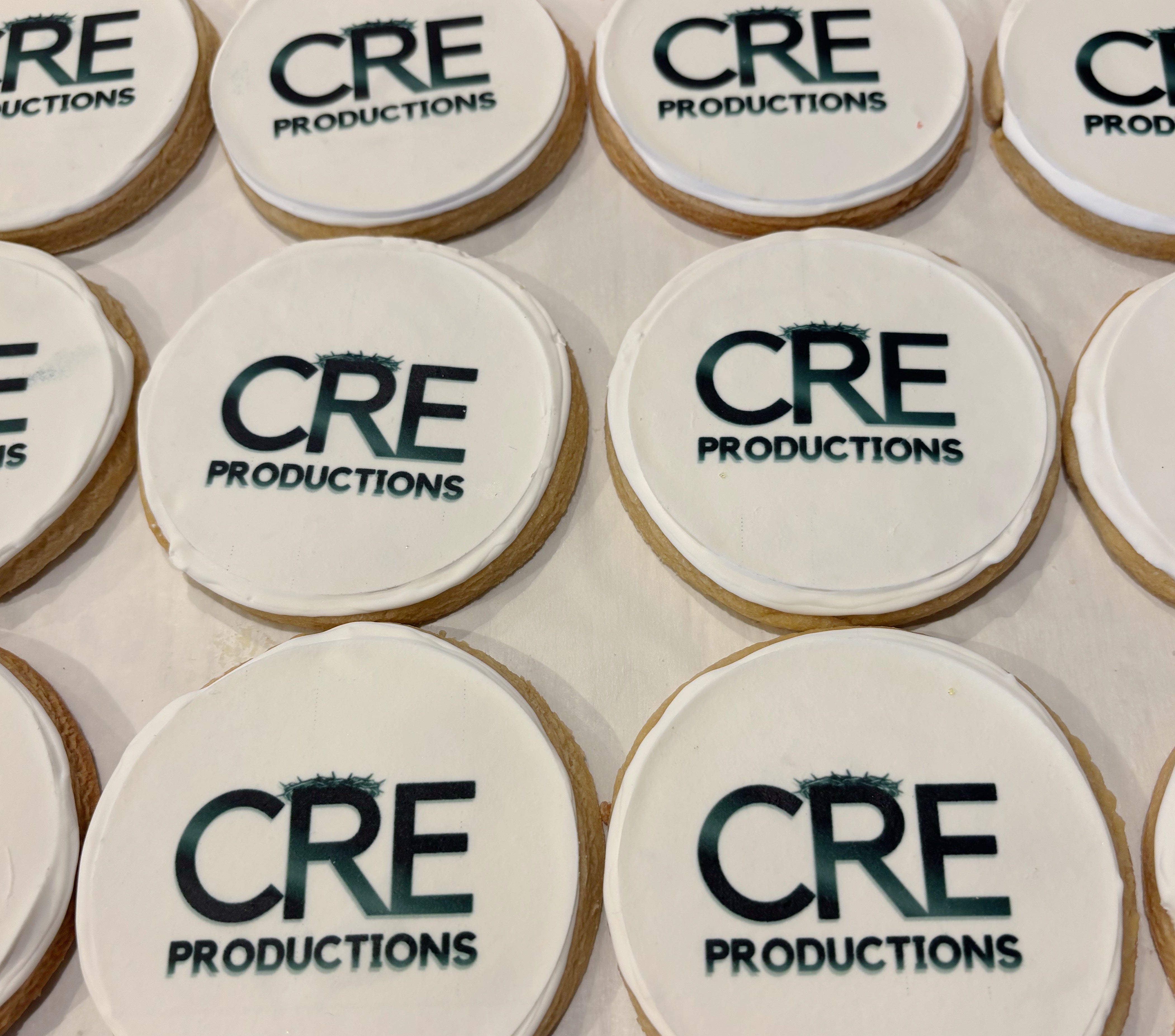 CORPORATE GIFTING:  Printed Logo Sugar Cookies
