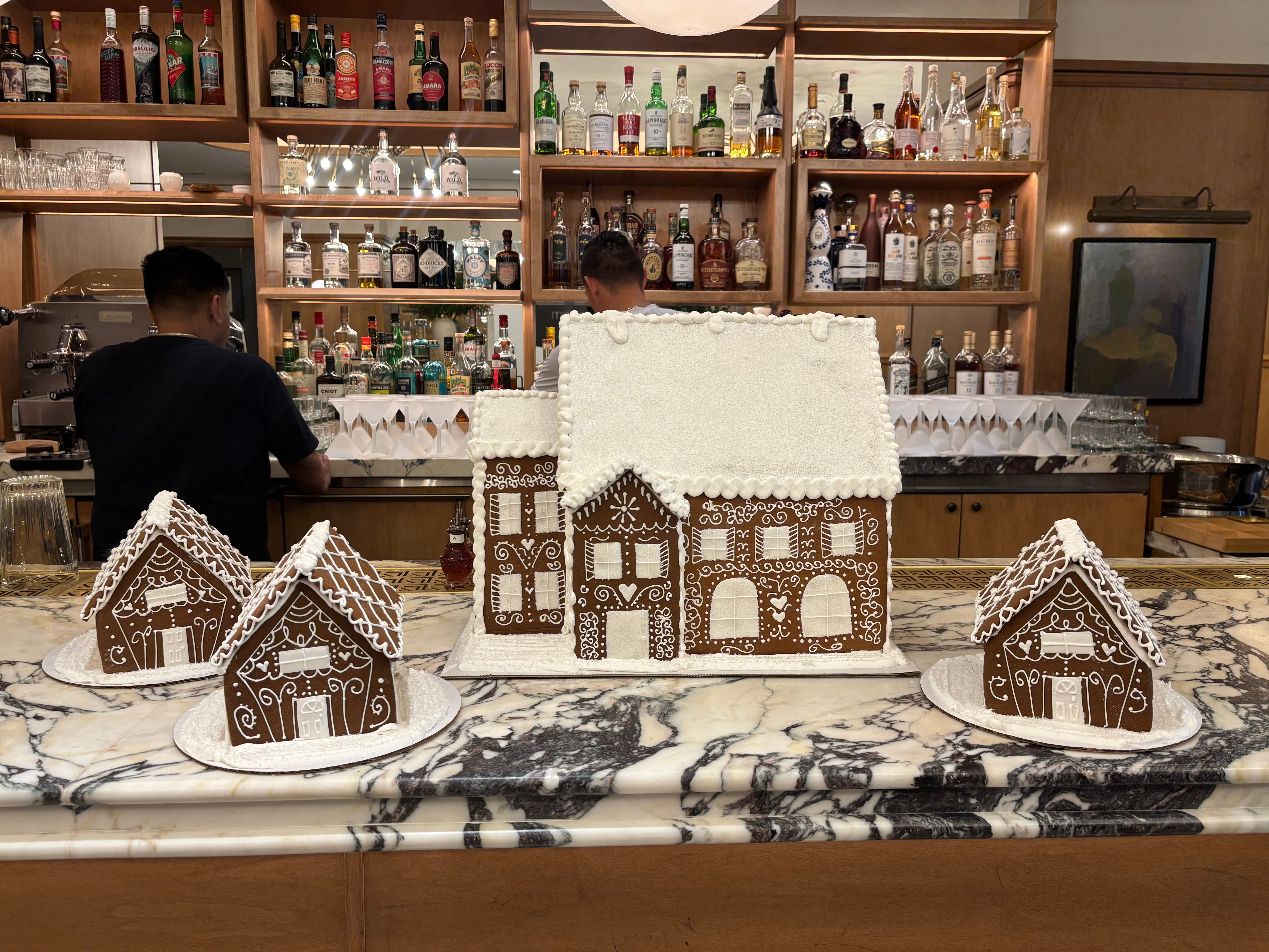 Gingerbread House Winter White Wonderland