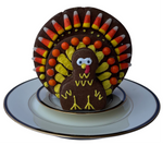 THANKSGIVING GINGERBREAD TURKEY CENTERPIECE