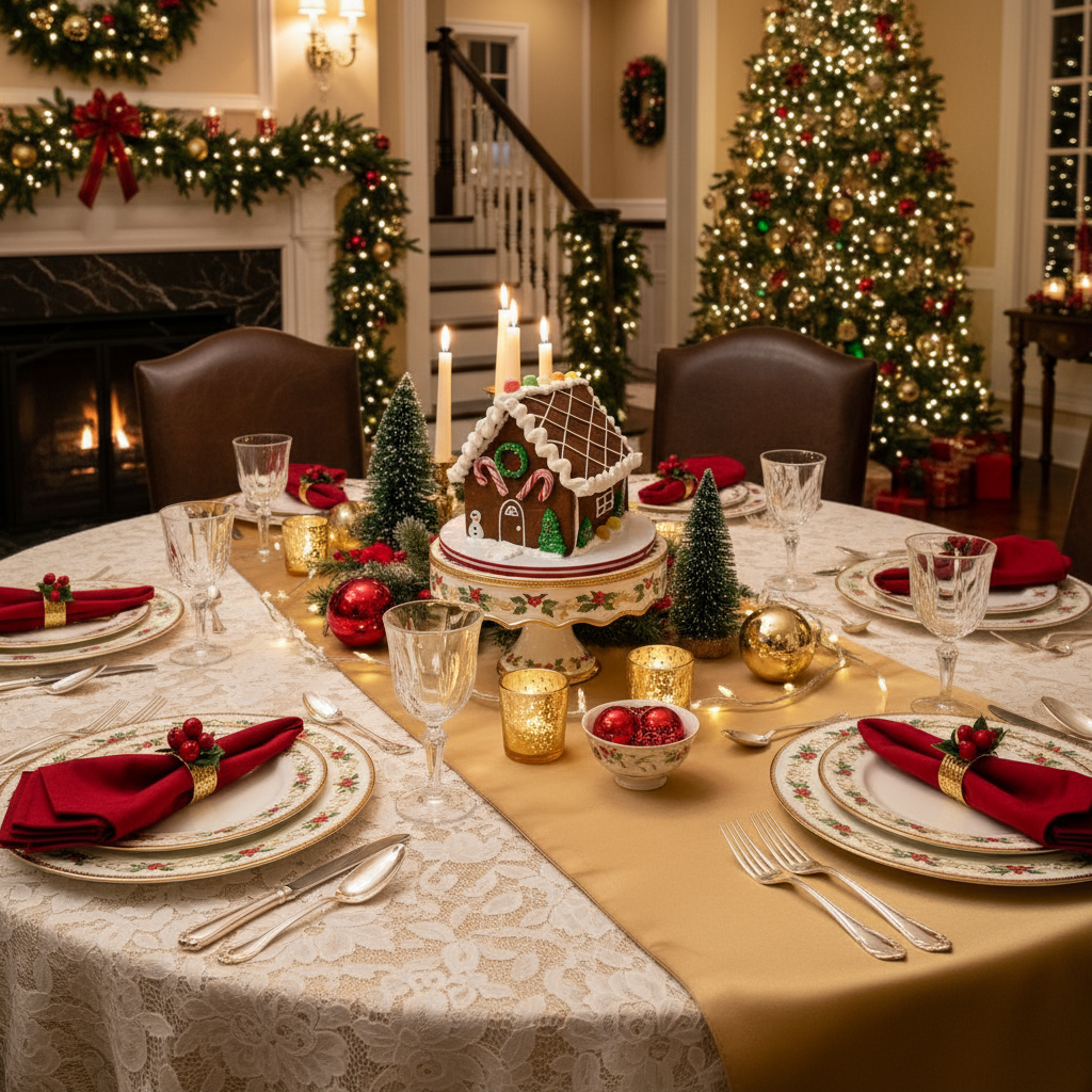 OUR SIGNATURE HOLIDAY GINGERBREAD HOUSE