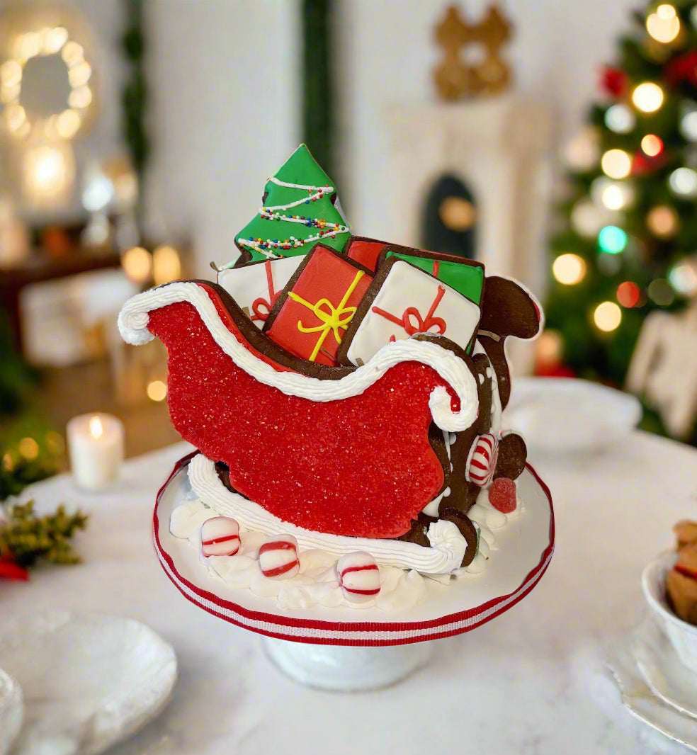 SANTA'S GINGERBREAD HOLIDAY SLEIGH
