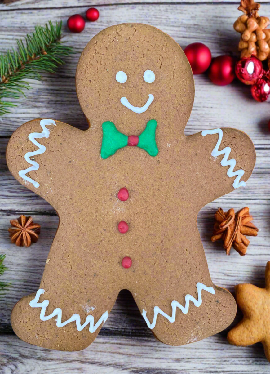 HOLIDAY GINGERBREAD MAN COOKIE FAVORS