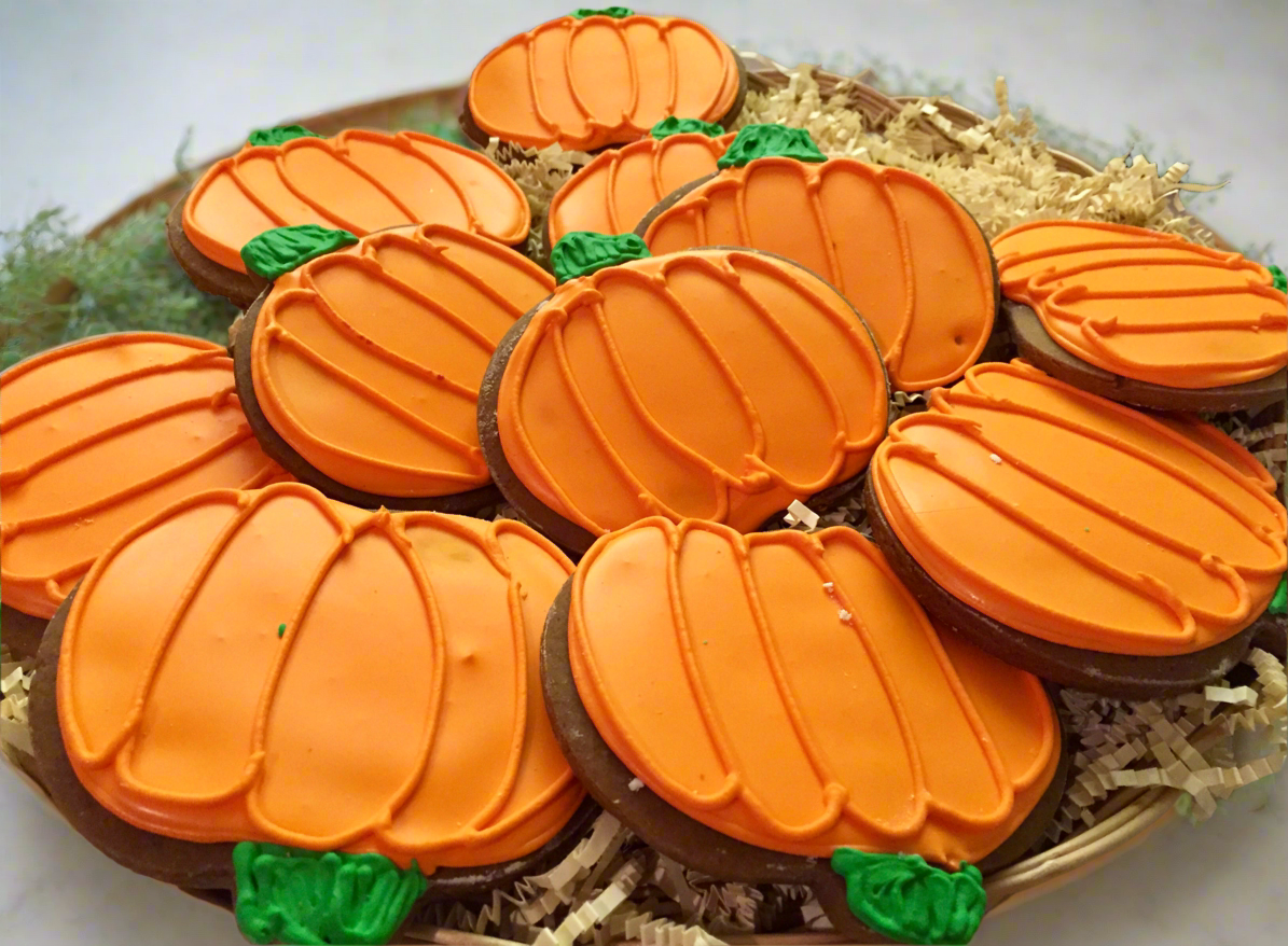 THANKSGIVING PUMPKIN COOKIE PLATTER