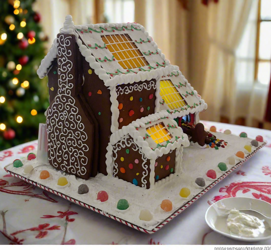 GINGERBREAD NORTH POLE SWEET SHOP