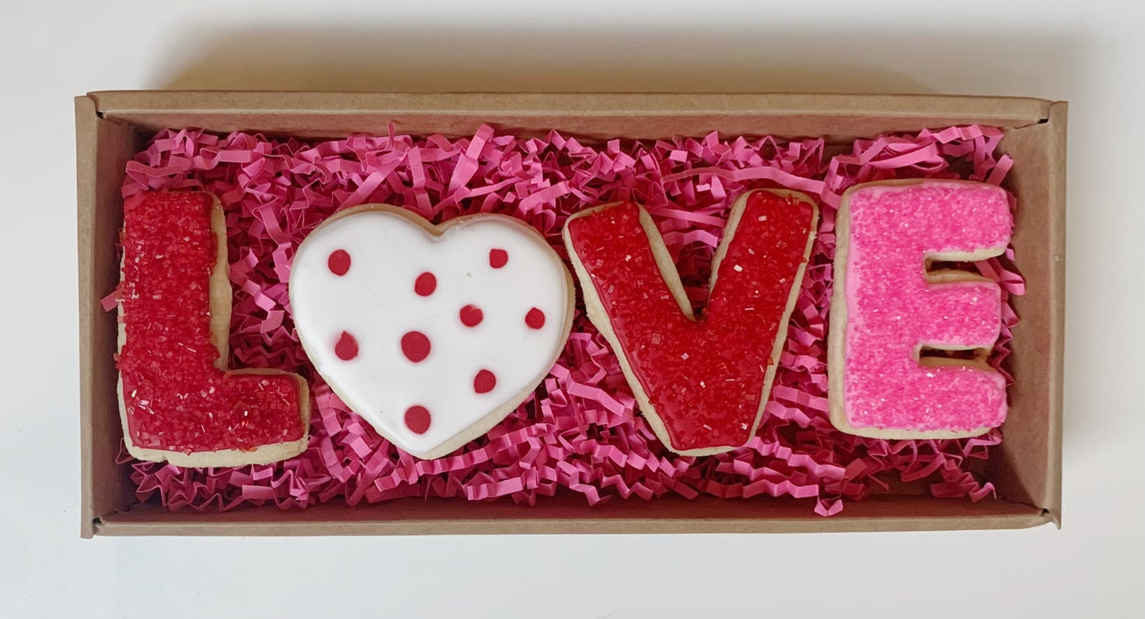 VALENTINE "LOVE" COOKIE GIFT BOX