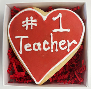 TEACHER VALENTINE GIFT BOX "# 1 TEACHER"
