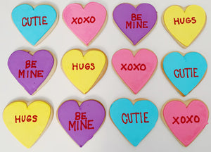 VALENTINE’S DAY HEARTS DELUXE COOKIE GIFT BOX