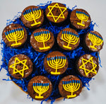 HOLIDAY GOURMET BROWNIE PLATTER HANUKKAH