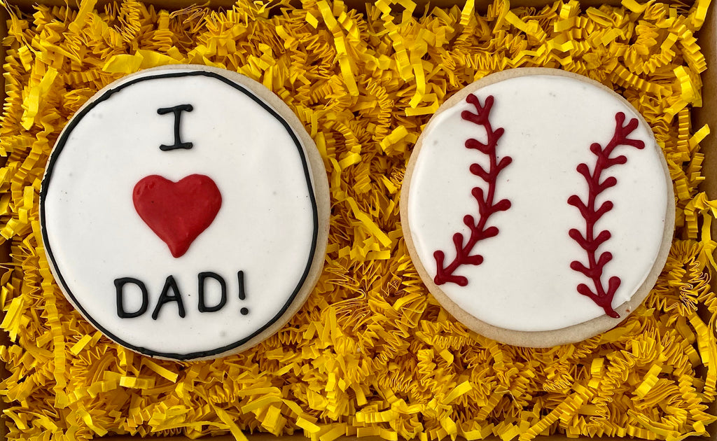 FATHER’S DAY BASEBALL COOKIE GIFT BOX