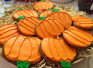 THANKSGIVING PUMPKIN COOKIE PLATTER