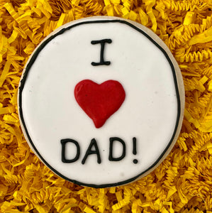 FATHER’S DAY I ❤️DAD COOKIE FAVOR