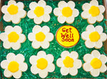 GET WELL DAISIES DELUXE COOKIE GIFT BOX