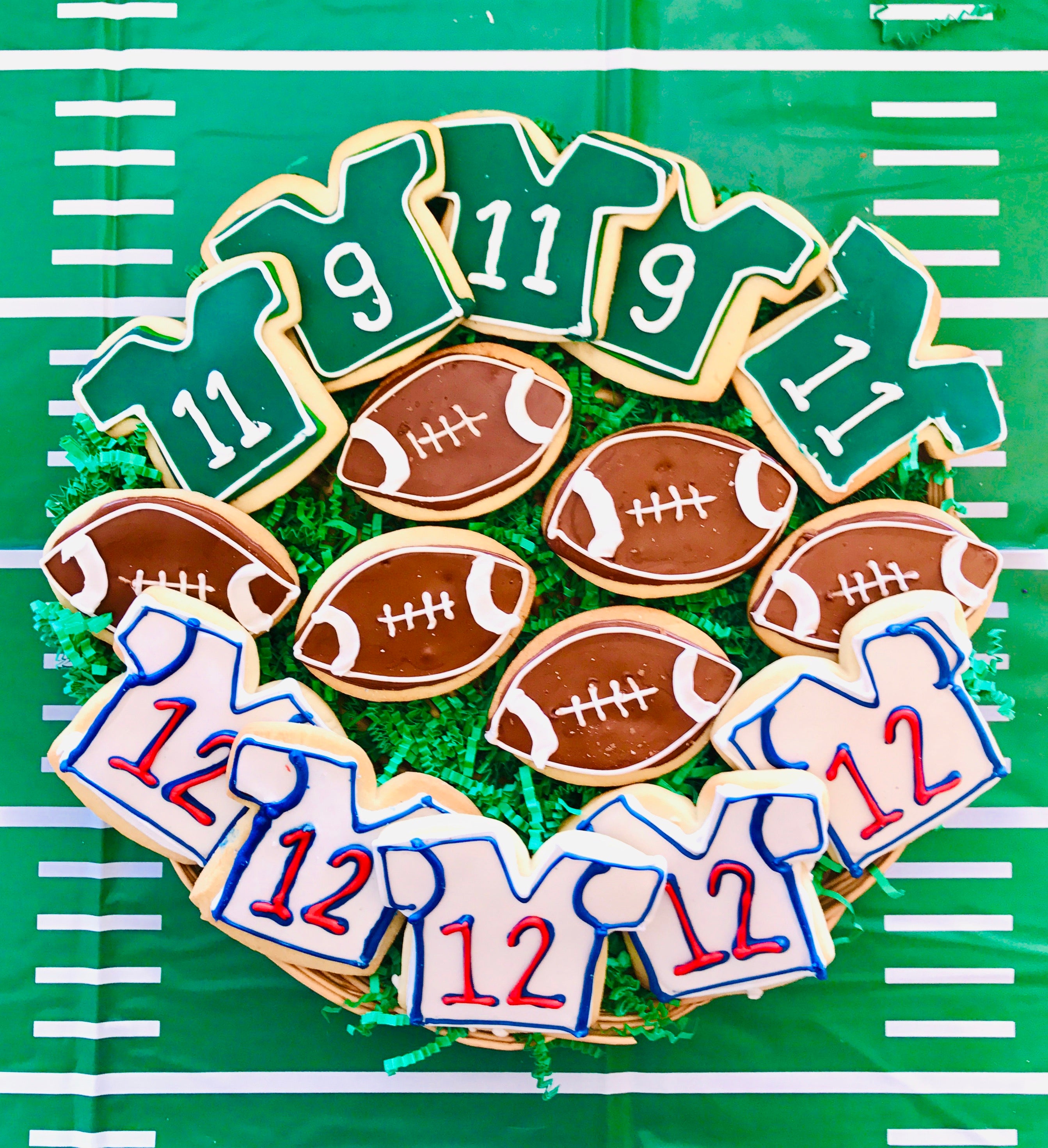 SUPER BOWL COOKIE PLATTER